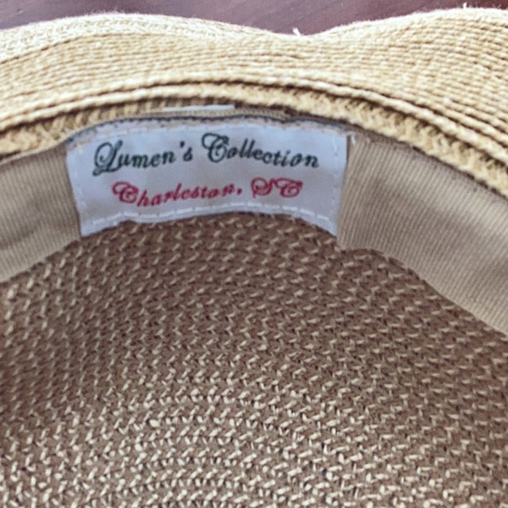 Lumen's Collection Charleston SC Classic Straw Hat, one size - Picture 4 of 10